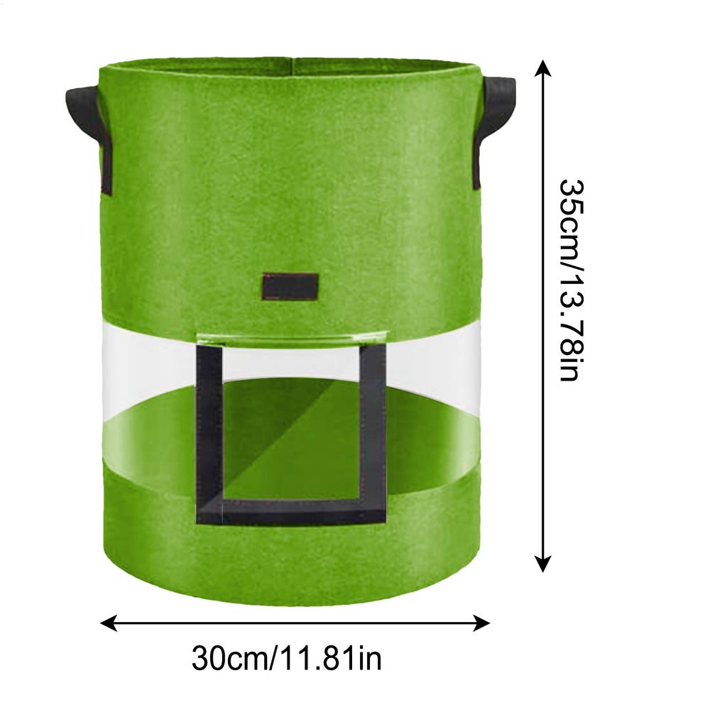 Vliesfilz Pflanzbeutel Stoff Garten Kartoffeltopf Gewächshaus Gemüseanzuchttaschen feuchtigkeitsspendend vertikale Werkzeuge