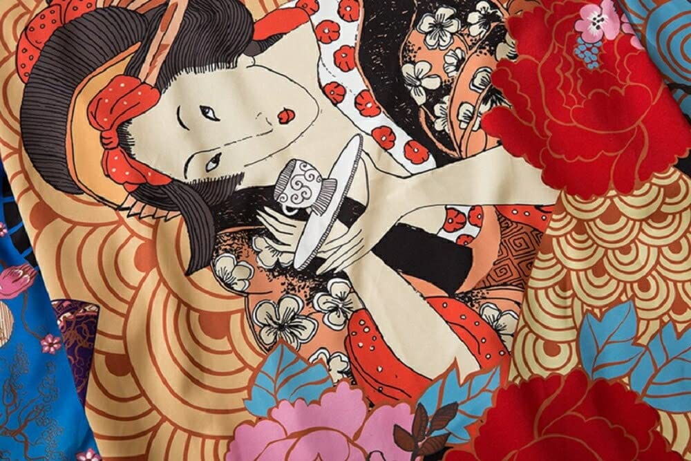 [AiO JAPAN] Happi coat, courtesan, summer festival, temple, shrine, haori, hanten, long hanten, hanten, hanten, happi, festival costume