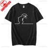 Happy La Linea Summer Casual T-Shirts Men Round Neck Graphic T Shirt Badum Linus Lineman Short Sleeve Tees Fashion Cotton Tops