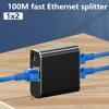Ethernet Splitter 100Mbps High Speed Network Distributor Universal Plug-Play Gigabit Ethernet Splitter LAN Splitter with USB