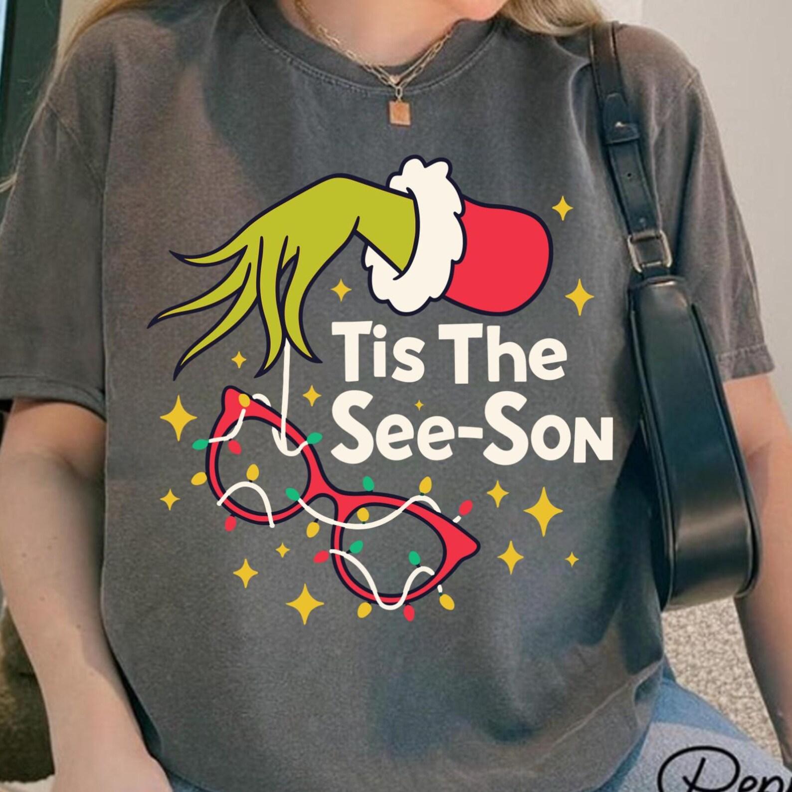 Optometry Tis The See-Son Christmas Shirt, Tis The See-son, Optometrist Festive Tee, Optical Optician Christmas Tee, Xmas Eye Doctor Shirt, XL