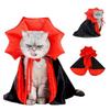 Adjustable Halloween Pet Cape Comfortable Dogs Wizard Outfit Funny Cat Cloak Puppy