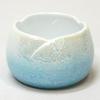 [Buddhist Altar Accessories] Yawaragi Incense Burner [Koryo] Lustre Blue, Ceramic, Made in Japan, Modern Buddhist Altar Accessories / Set of 5 Buddhis