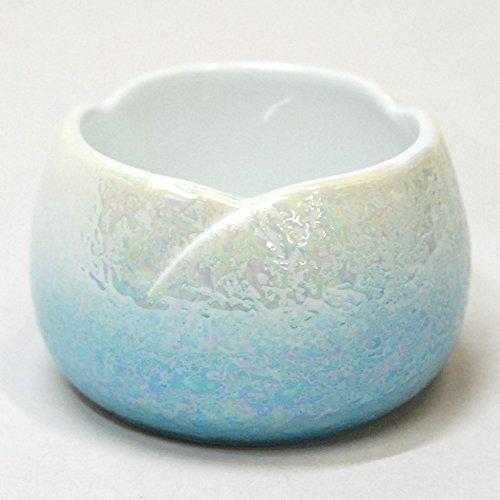 [Buddhist Altar Accessories] Yawaragi Incense Burner [Koryo] Lustre Blue, Ceramic, Made in Japan, Modern Buddhist Altar Accessories / Set of 5 Buddhis