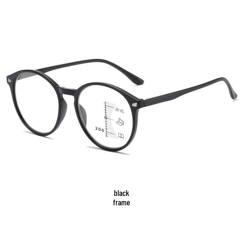 

Ретро бифокальные и прогрессивные мультифокальные очки для чтения для людей среднего и пожилого возраста, с защитой от синего света Multifocal +200