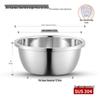 304 Stainless Steel Multi-Purpose Kitchen Basin for Soup, Dough, Vegetables, and Rice