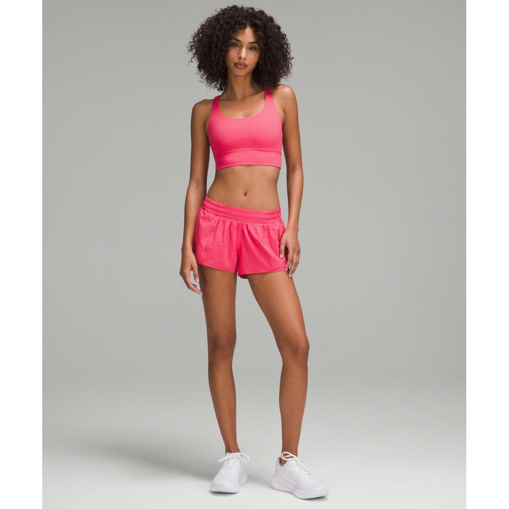 Lululemon Hotty Hot Low Rise Lined Short 2.5  Glaze Pink