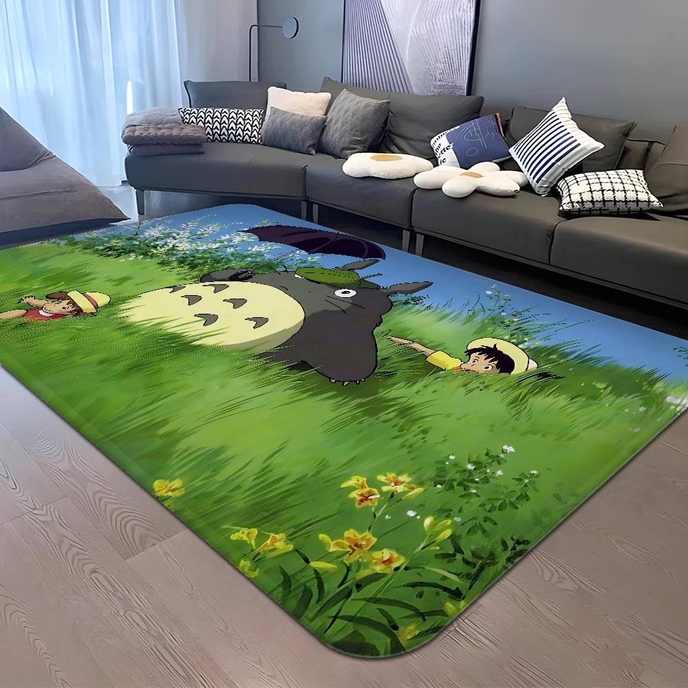 Cartoon T-Totoro Entrance Door Mat Nordic Style Bedroom Living Room Doormat Home Balcony Anti-Slip Modern Home Decor