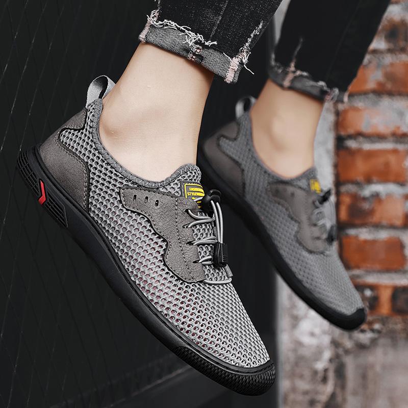 Fashion 2025 New Men's Shoes High-quality Summer Casual Mesh Shoe Outdoor Sandals Breathable Mesh Sports Beach Shoes Comfy Luxury Brand