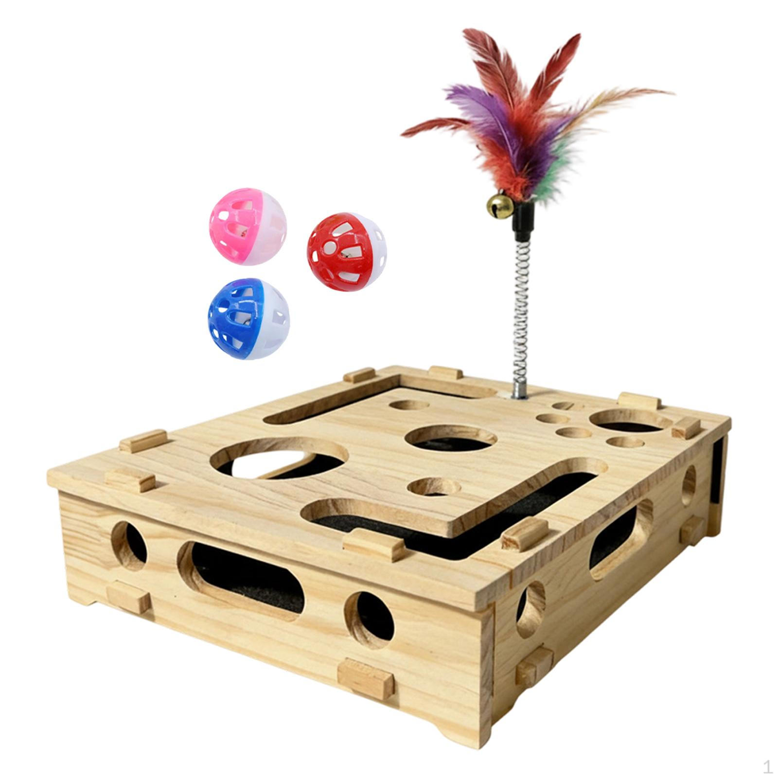 Кошка Интерактивная Коробка Пазл Игрушка Игра Легко Чистить Развлекательная Практичная Игра Лабиринт No Nail File