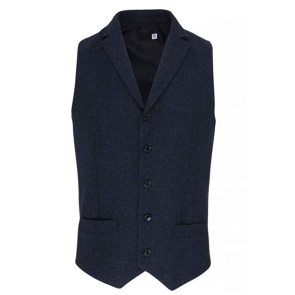 Premier Mens Herringbone Waistcoat