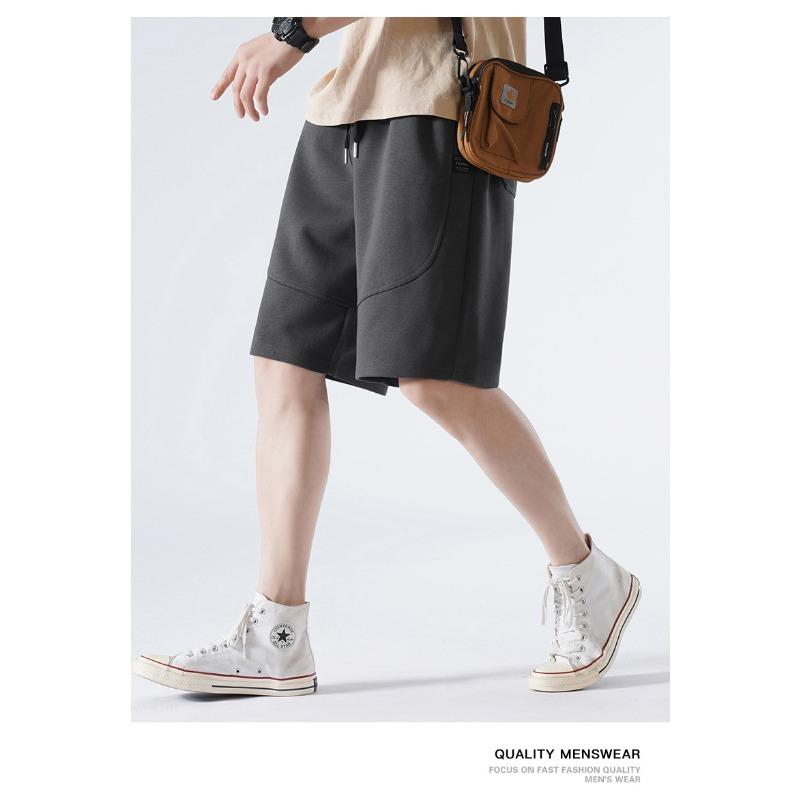 

Летние функциональные американские ретро рабочие шорты мужские свободные многокарманные однотонные универсальные повседневные пляжные штаны M темно-серого