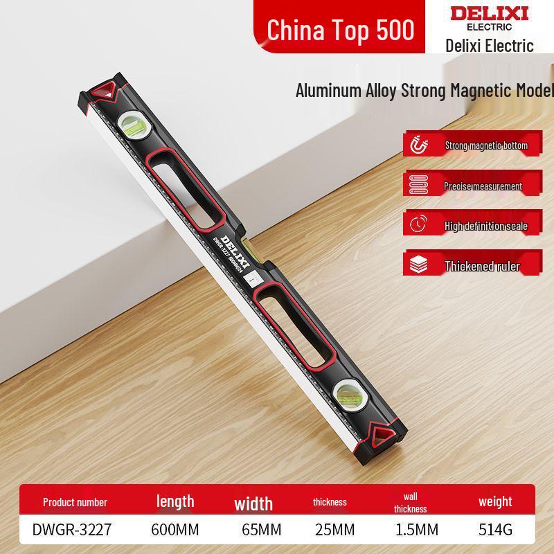 

Высокоточный магнитный спиртовой уровень - Прочный пузырьковый уровень из алюминиевого сплава для точных измерений