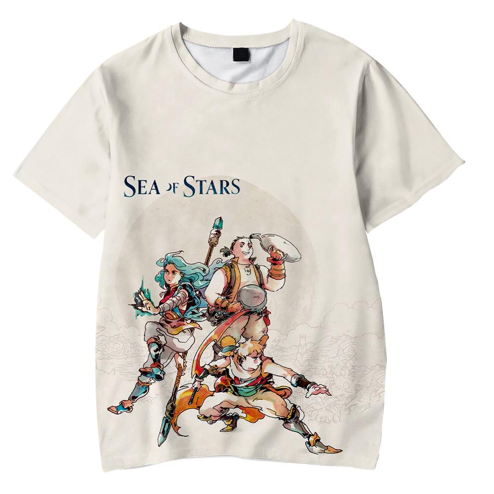 Sea of Stars T-Shirts Printed Graphic Shirts Casual Cosplay Short Sleeve Tee Tops for Men Women