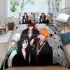 3D Bleach Kurosaki Ichigo Beddengoed Set Anime Dekbedovertrekken Kussenslopen Jongens Dekbed Beddengoed Sets Beddengoed Beddengoed