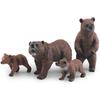 Realistic Pvc Brown Bear Model Toy For Children Educational Cognition And Decorative Displays