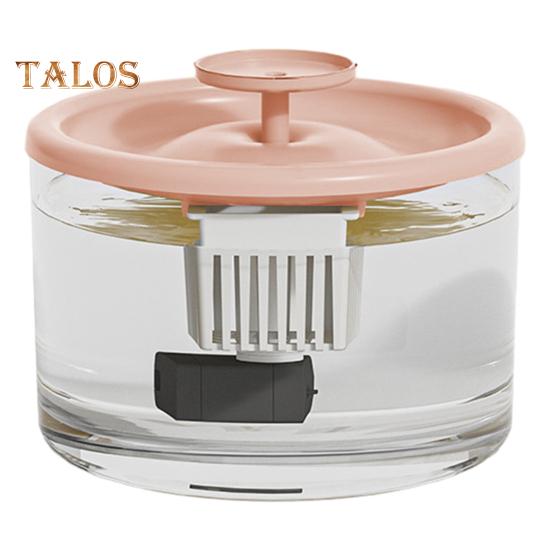 

1,5 л фонтанчик для кошек автоматический питьевой фонтанчик для домашних животных тихий диспенсер для воды для домашних животных с прозрачным резервуаром для домашних кошек и собак розовый