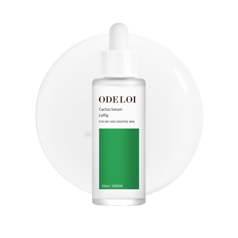 ODELOI Bogum Cactus Serum Loftig - Beauty Serum, Glowing Skin, Skin Soothing, Moisturizing, Face Serum, Korean Serum, Korean Skincare