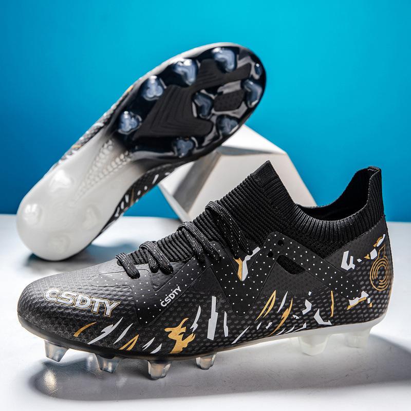 New Breathable Adult Men's and Women's Football Shoes Student Ground Spikes AG Broken Nails TF Training Shoes 2025