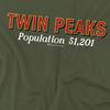 Twin Peaks Mens Population T-Shirt