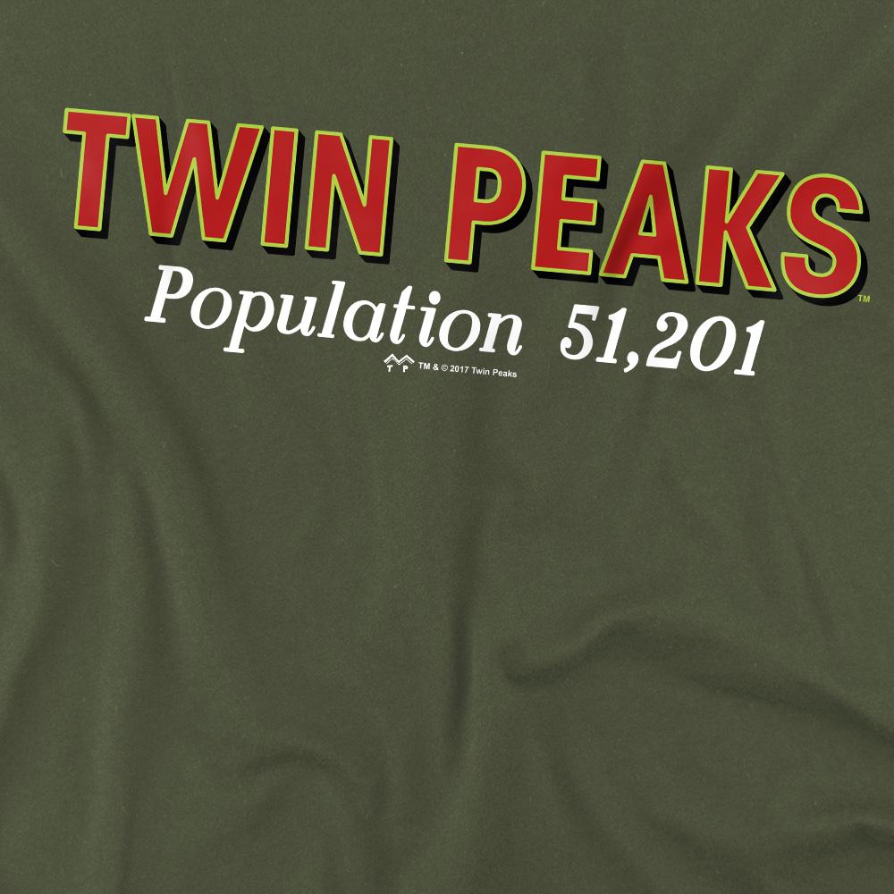 Twin Peaks Mens Population T-Shirt