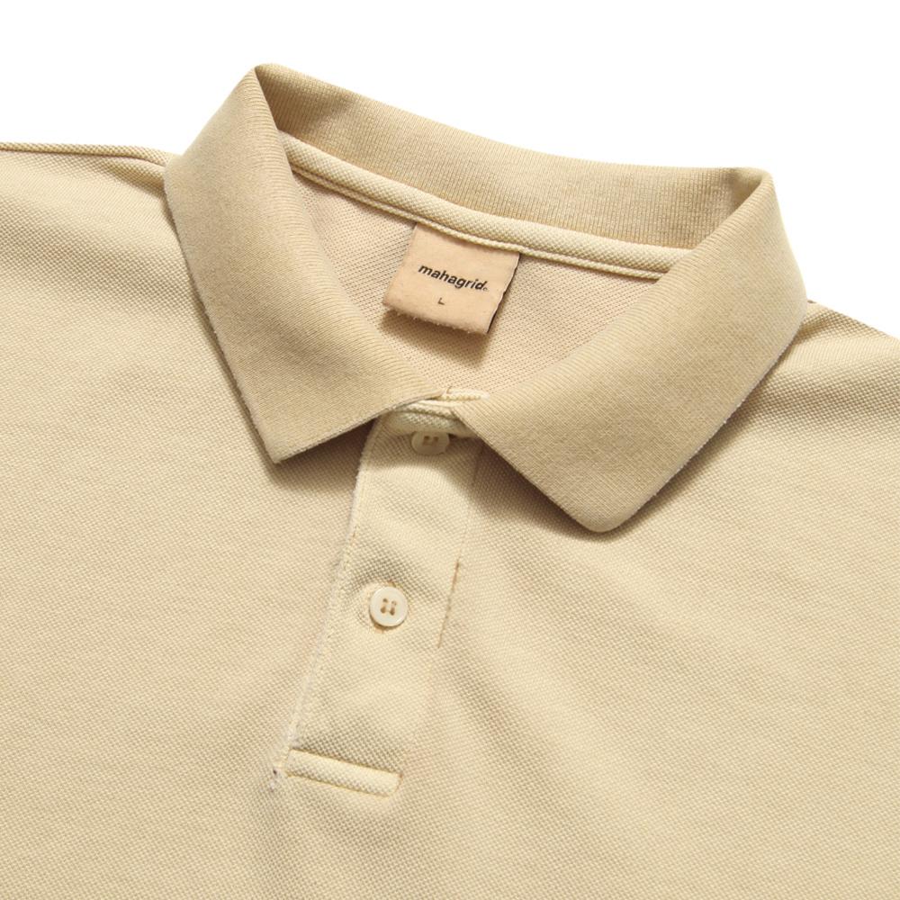 MAHAGRID Third Logo Pk Pigment Polo Beige(Mg2Cmmt537A)