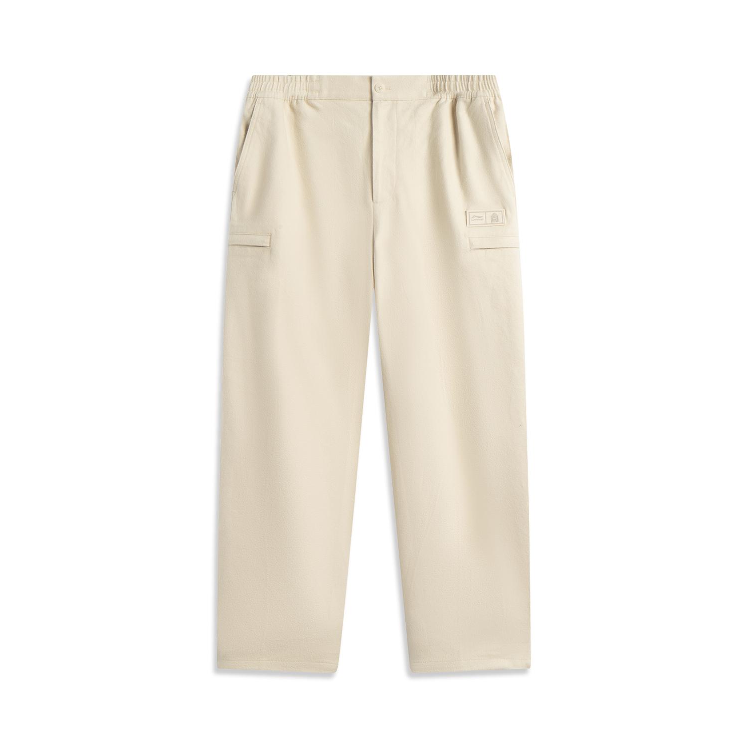 Li Ning x GUGONG,LIANMINGKUAN Rijin Doujin Collection Sports Pants Unisex Dune Khaki AYKV537-2 XL