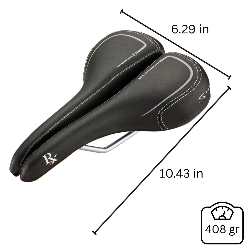 SERFAS 279X152 Comfortable Bicycle Saddle MH-RX Shock-Absorbing High-Performance