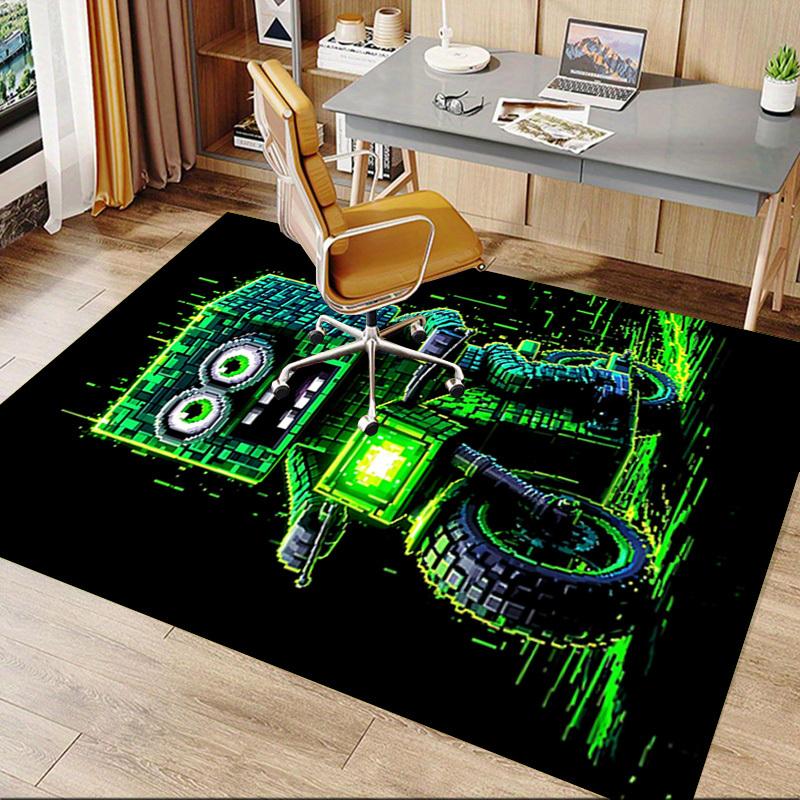 1PC Robot Motorcycle Extra Large Non Slip Floor carpet, Office, family, bedroom, Studio Large Area Rug Indoor Rugs