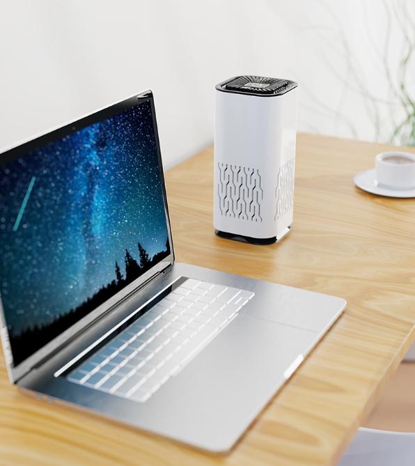 USB Air Purifier, Plug-in Negative Ion Purifier for Home Car, Remove Formaldehyde Odor Smoke Dust, Mini Portable Air Cleaner