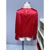 Women's Spring Fashion New Long Sleeved Lantern Sleeve Top