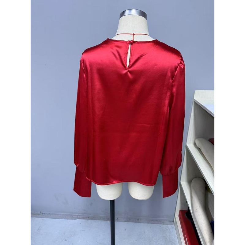 Women's Spring Fashion New Long Sleeved Lantern Sleeve Top