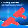 Car Battery   Key, 4-Piece ABS Isolator Accessory Set Kit, Anti-Rust and Corrosion Resistant, Convenient  , Compact Size,  ,