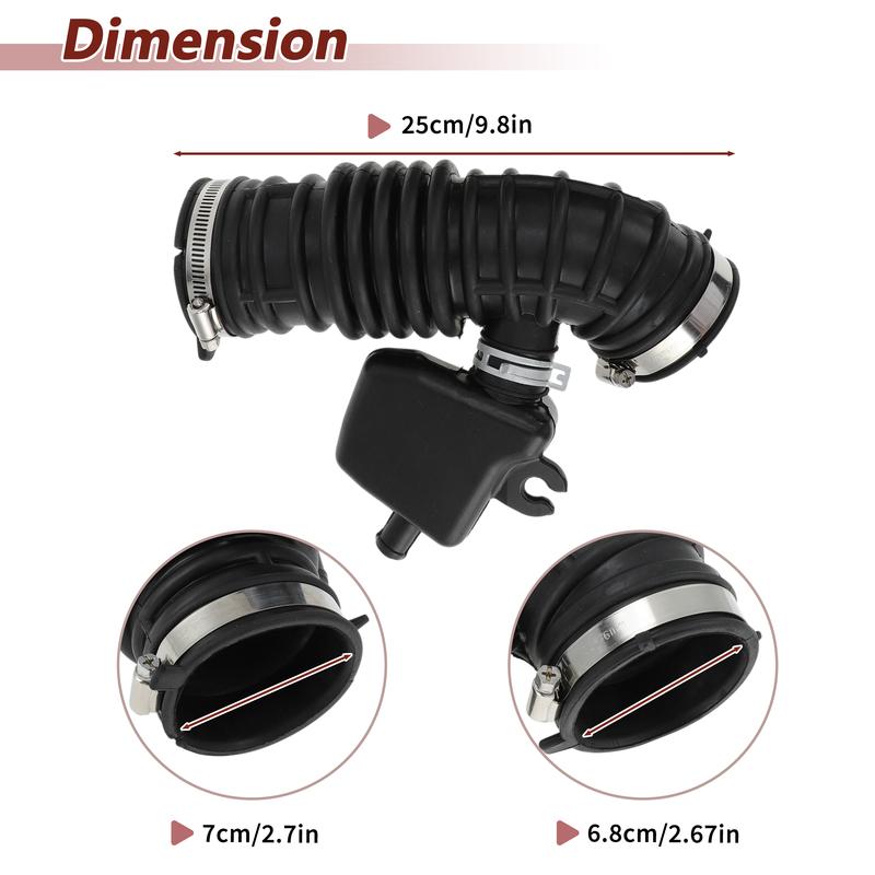 UXCELL Air Intake Hose with Clamps for Infiniti FX35 2009-2012 No.165761CB1A/165761CB0A