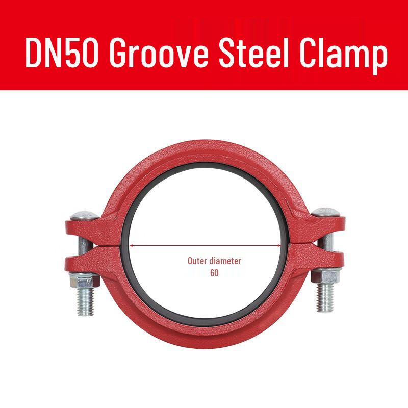 Shanhe Industrial Fire Protection Grooved Steel Clamp DN50