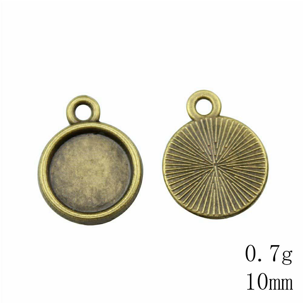 Valentine's Day Accessories For Making Jewelry Fit Round 12mm Glass Cabochon Base Setting Tray Accessories Parts Women's Clothing Bag Accessories