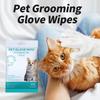 Pet Glove Wipes – 6 PCS Cleaning Gloves for Dogs & Cats, Grooming Wipes for Fur, Face, Ears, Eyes, and Paws, No-Rinse