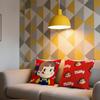 Cute F-Fujiya Peko Chan cushion cover For Sofa Car Office Cafe Soft And Comfortable Double-Sided Printing Pillow Cover