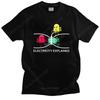 Male Funny Electrician Design Explains Electricity T Shirts Short Sleeve Cotton Tshirts Classic Tshirt Designer Engineer Tee