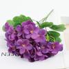 Silk Cloth Foam Flower Bouquet Dyed Edged Simulation Flowers Home Decoration  Photography Props