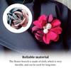 Flower Brooch Wedding Bride Dress Birthday Graduation Festival Clothes Tie Decoration Jewelry Large Pin for Women Girls