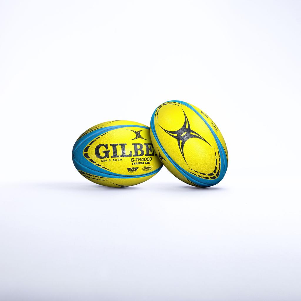 Ballon de rugby d'entrainement - GTR4000 - Fluo - GILBERT - Taille 3