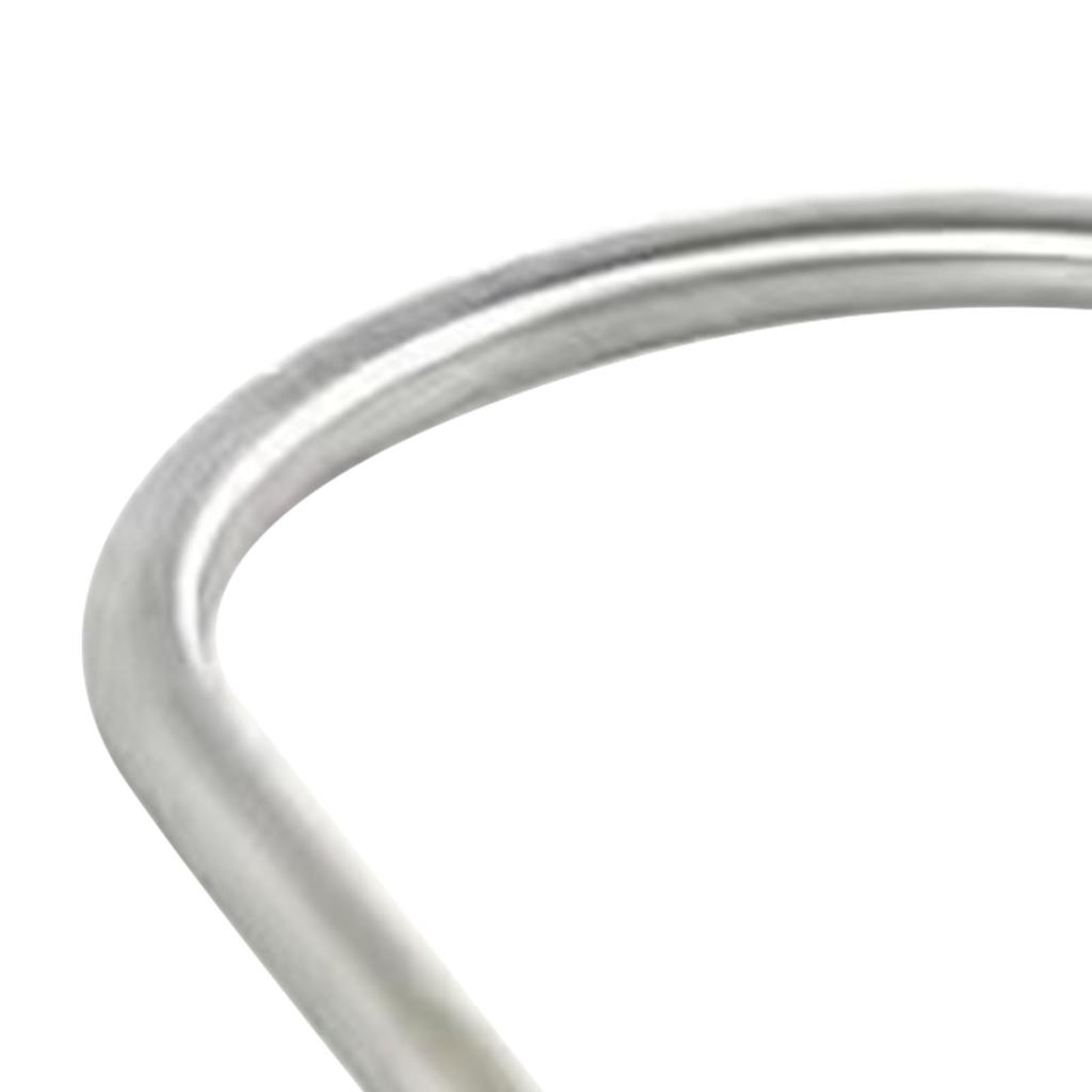 Towel Ring Stainless Steel Wall Mount Punch Free Installation Modern Oval Towel Holder Silver