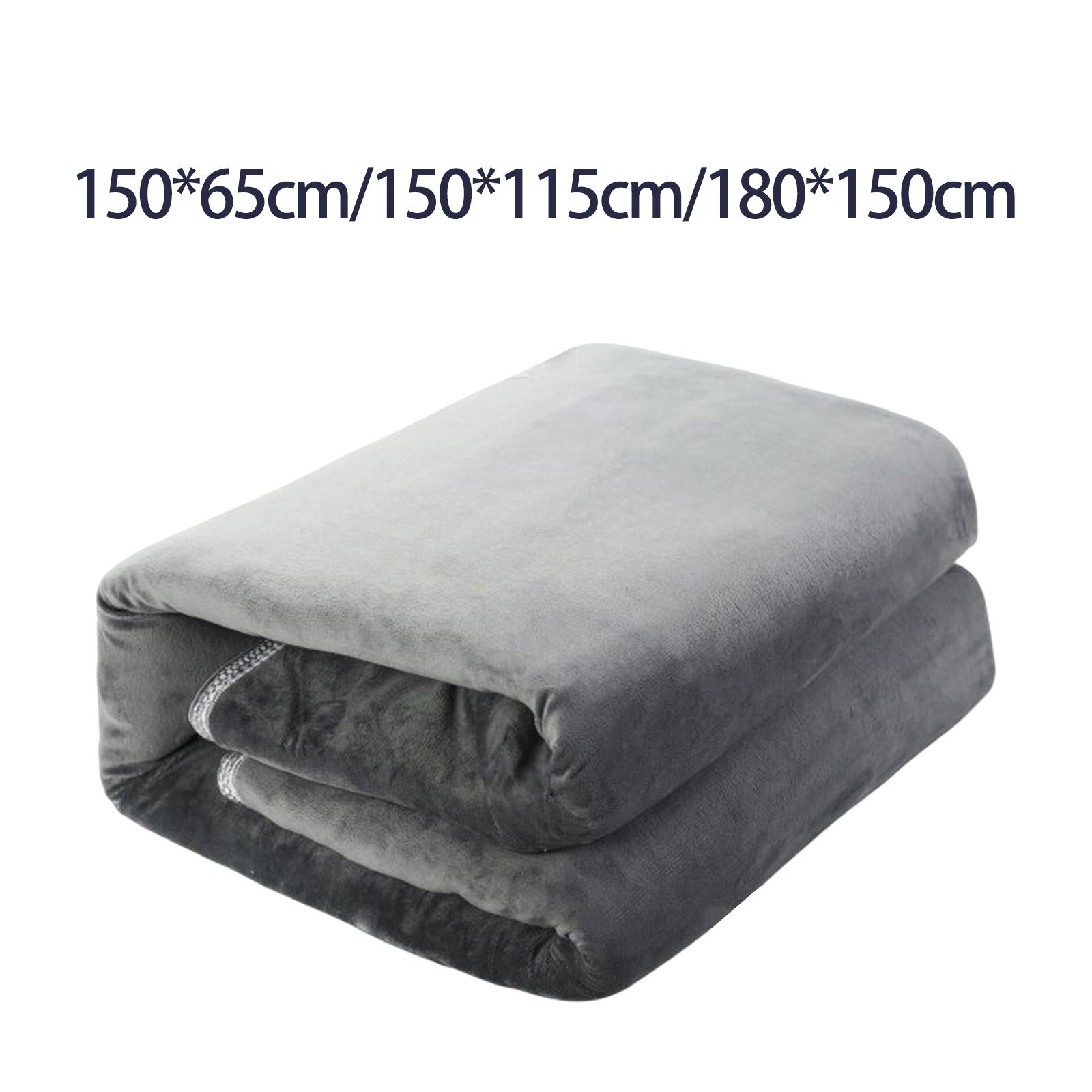 

Thicker Electric Heated Blanket Soft Flannel Thermal Cover Warm Comforter for Winter Bedroom Use 150cmx70cm