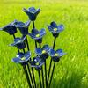 Latest 6/8/10pcs Handcrafted Ceramic Forget Never Fades  Ceramic Flowers Home Ornament Indoor And Outdoor Home Decor
