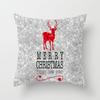 Christmas-Themed Pattern Throw Pillow Cover With Short Plush Print For Living Room Sofa Decoration Cushion Cover Pillow Covers