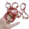 High Elasticity Year of the Horse Red Zodiac Hair Tie for Girls - Festive New Year Hair Accessory