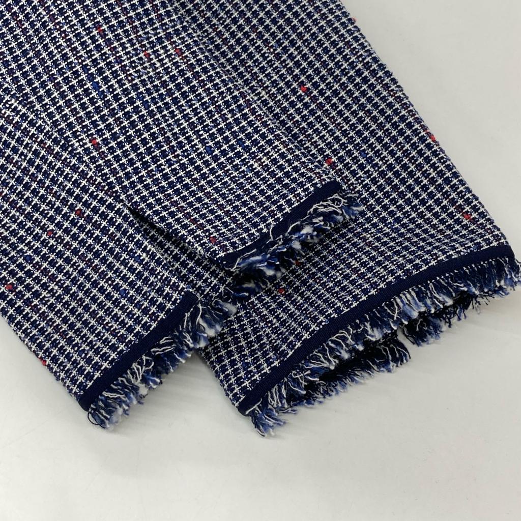 Aquascutum Navy Fancy Tweed Jacket Jacket 10 NavyUsed