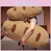 Bread Baguette Simulated Plush Toy Pillow With Pp Cotton Filling Gift For
