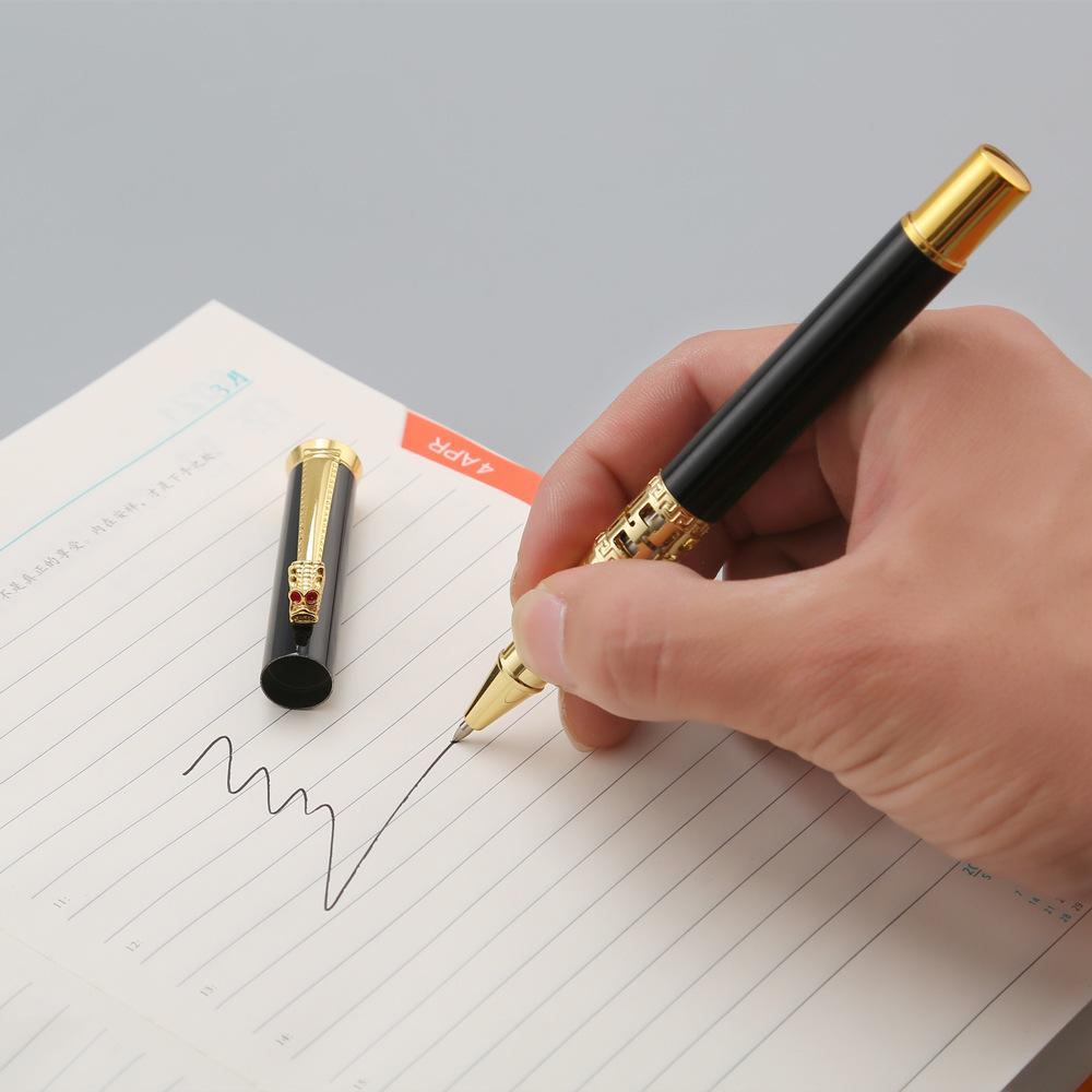 Luxury High-quality Hollow Out Creative Design Ballpoint Pen, Daily Writing Business Signature Pen
